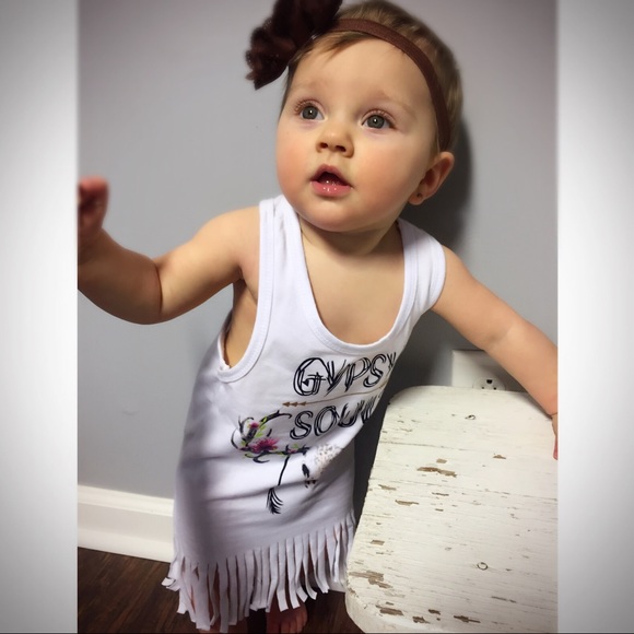 ❤️LAST ONE❤️ “Gypsy Soul” Fringe Tunic Dress - Picture 6 of 7